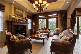 客厅-美式风格窗帘