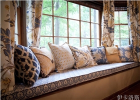 飘窗窗帘 飘窗窗帘