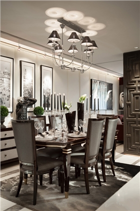 别墅装修餐厅效果图