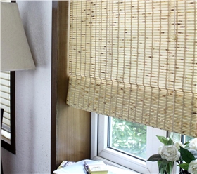 竹帘窗帘设计