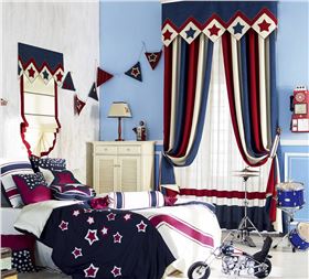 儿童房窗帘搭配