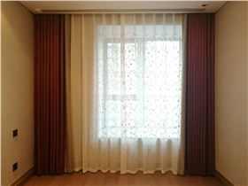 客卧窗帘展开