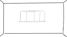 卧室窗帘示意图