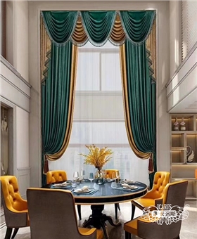 别墅高窗水波窗帘 别墅高窗水波窗帘