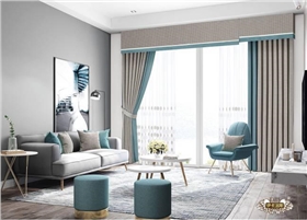 现代客厅窗帘 现代客厅窗帘