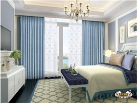 定制窗帘  卧室窗帘