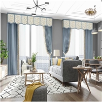 窗帘布现代简约北欧加厚遮光窗帘成品