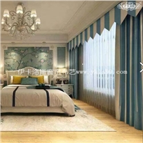 轻奢时尚卧室绒布窗帘