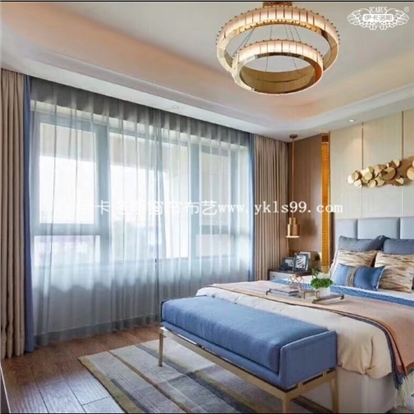 现代优雅卧室窗帘