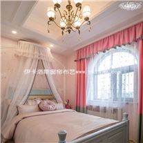 【可爱公主女儿房窗帘】